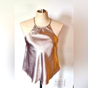 Free people strappy metallic tank
